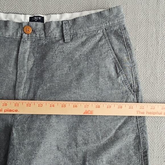 J Crew Shorts Men's Size 35W Gray 10" Inseam 100% Cotton Style 37202 Y2K Preppy - Picture 7 of 12